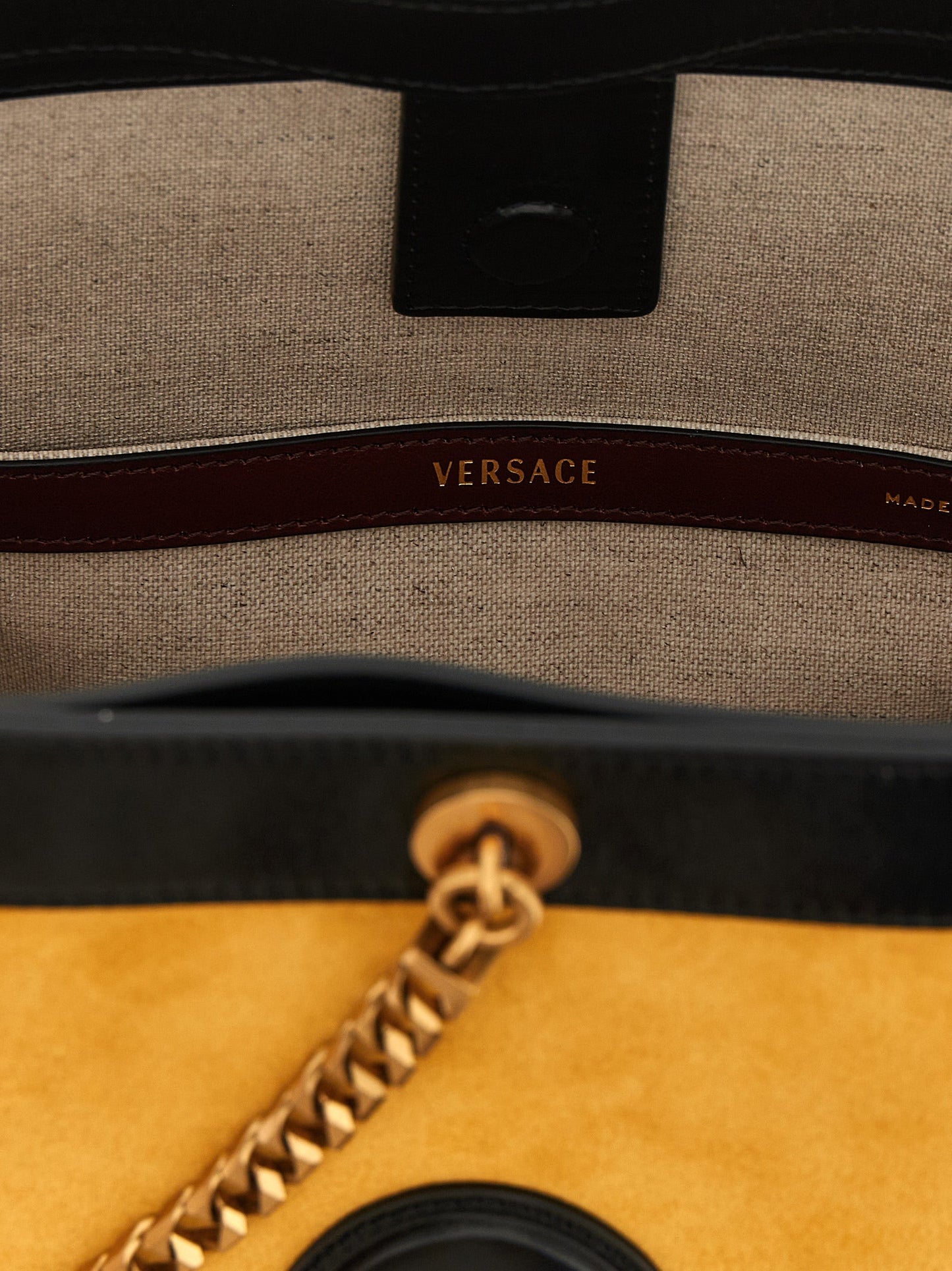 Versace Women 'Pivot' Small Bucket Bag