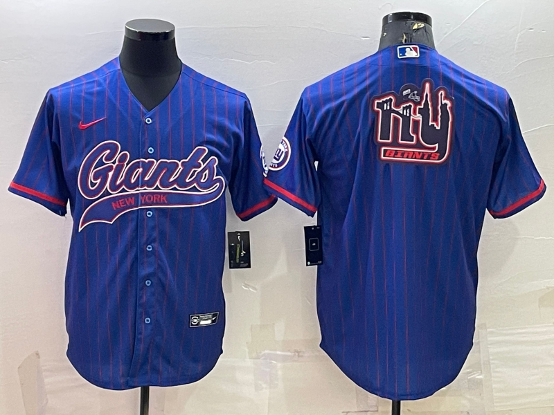 Men's New York Giants Blue Player jersey