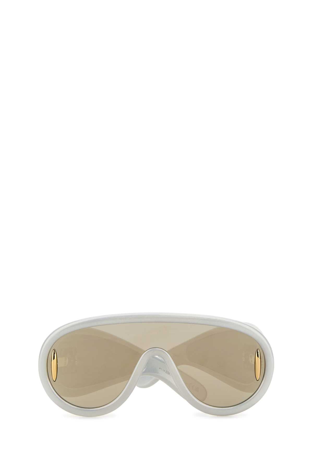 Loewe Women Light Grey Acetate Loewe Paula’S Ibiza Wave Mask Sunglasses
