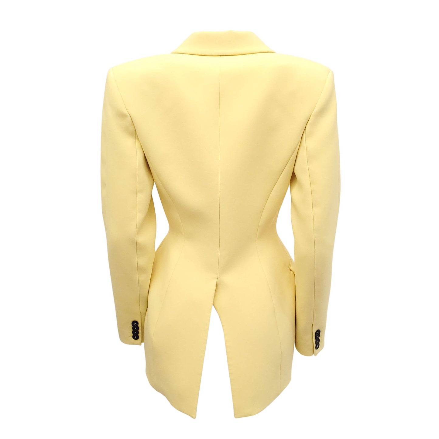 MUGLER YELLOW BLAZER - SIZE 38