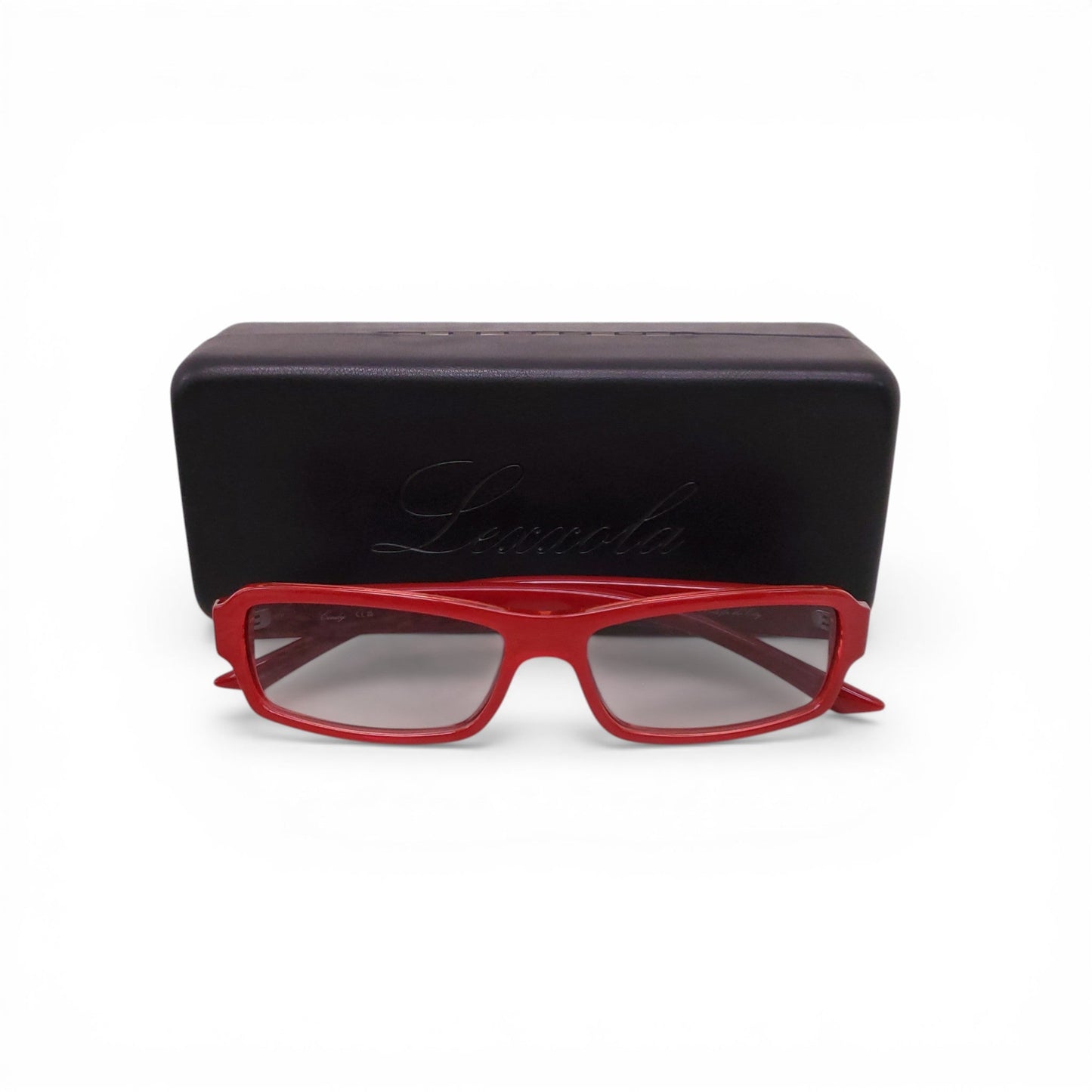 LEXXOLA RED SMALL FRAME SUNGLASSES