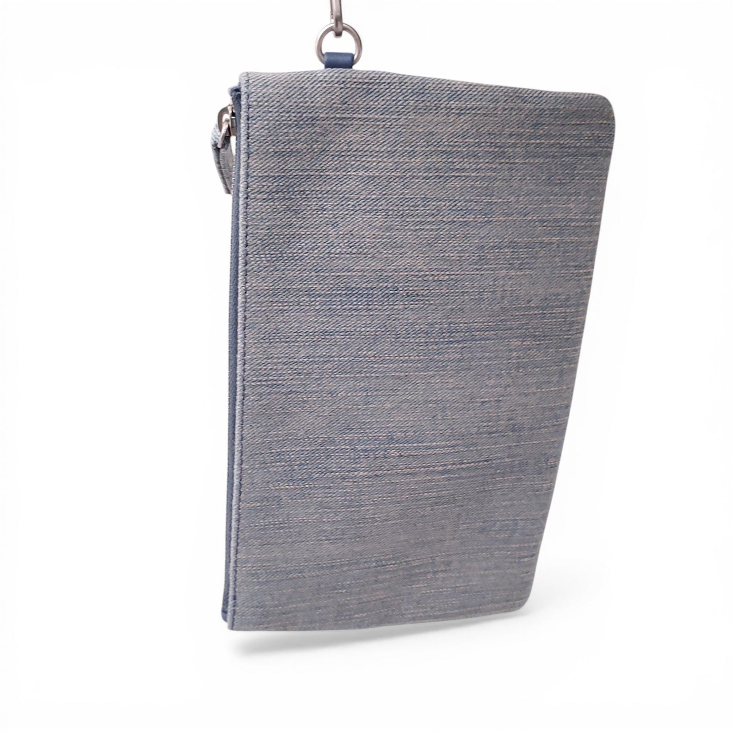 CHANEL DENIM PETITE DEAUVILLE SHOPPING TOTE BAG