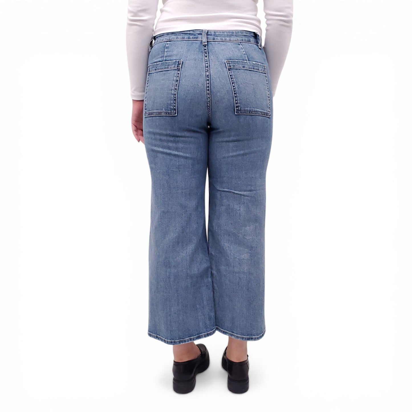NILI LOTAN WIDE LEG 'MEGAN' JEANS - SIZE 30