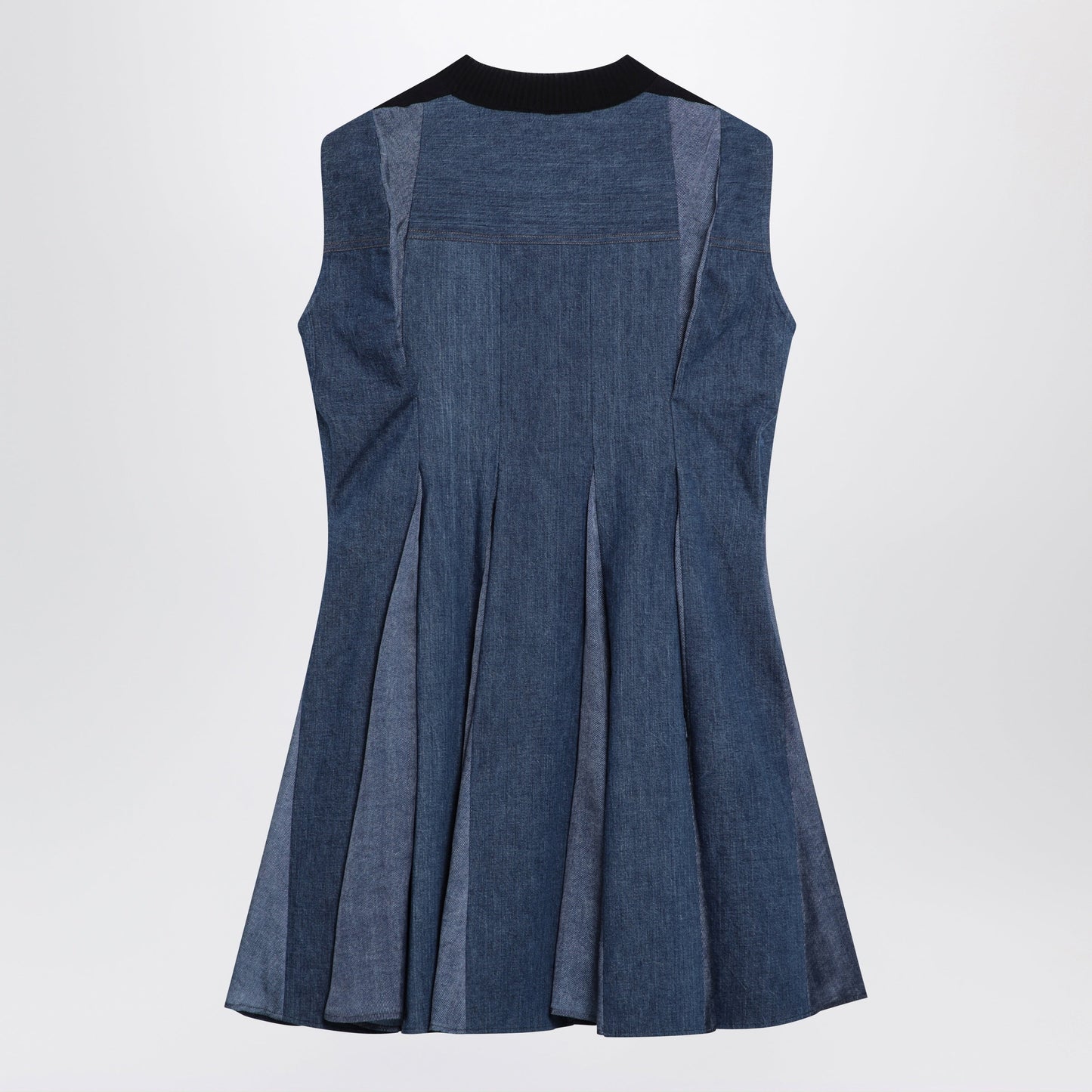 Sacai Denim Dress And Knit Top Women