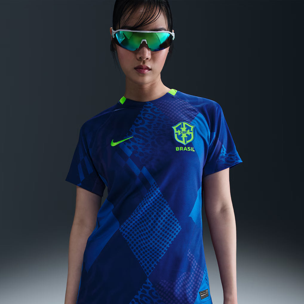 Brazil Women's National Team Women's 2025/26 Away Jersey - Blue
