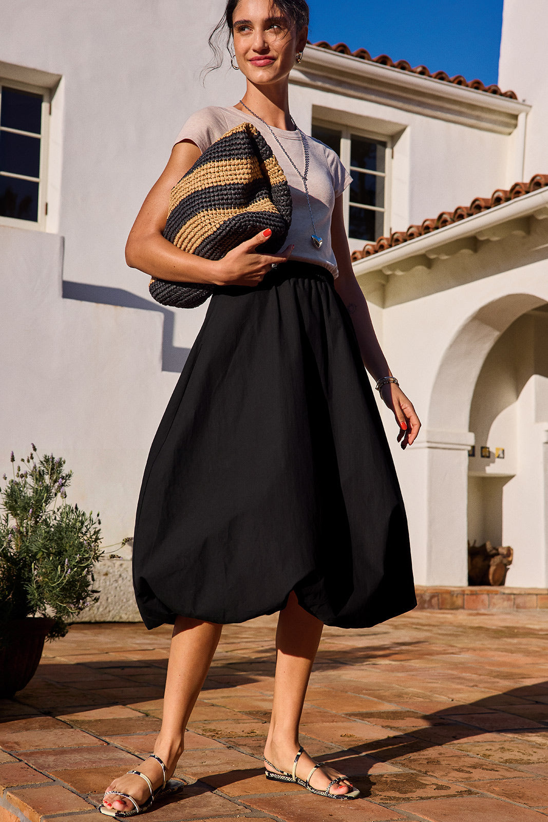 Women's Quin Bubble Maxi Skirt