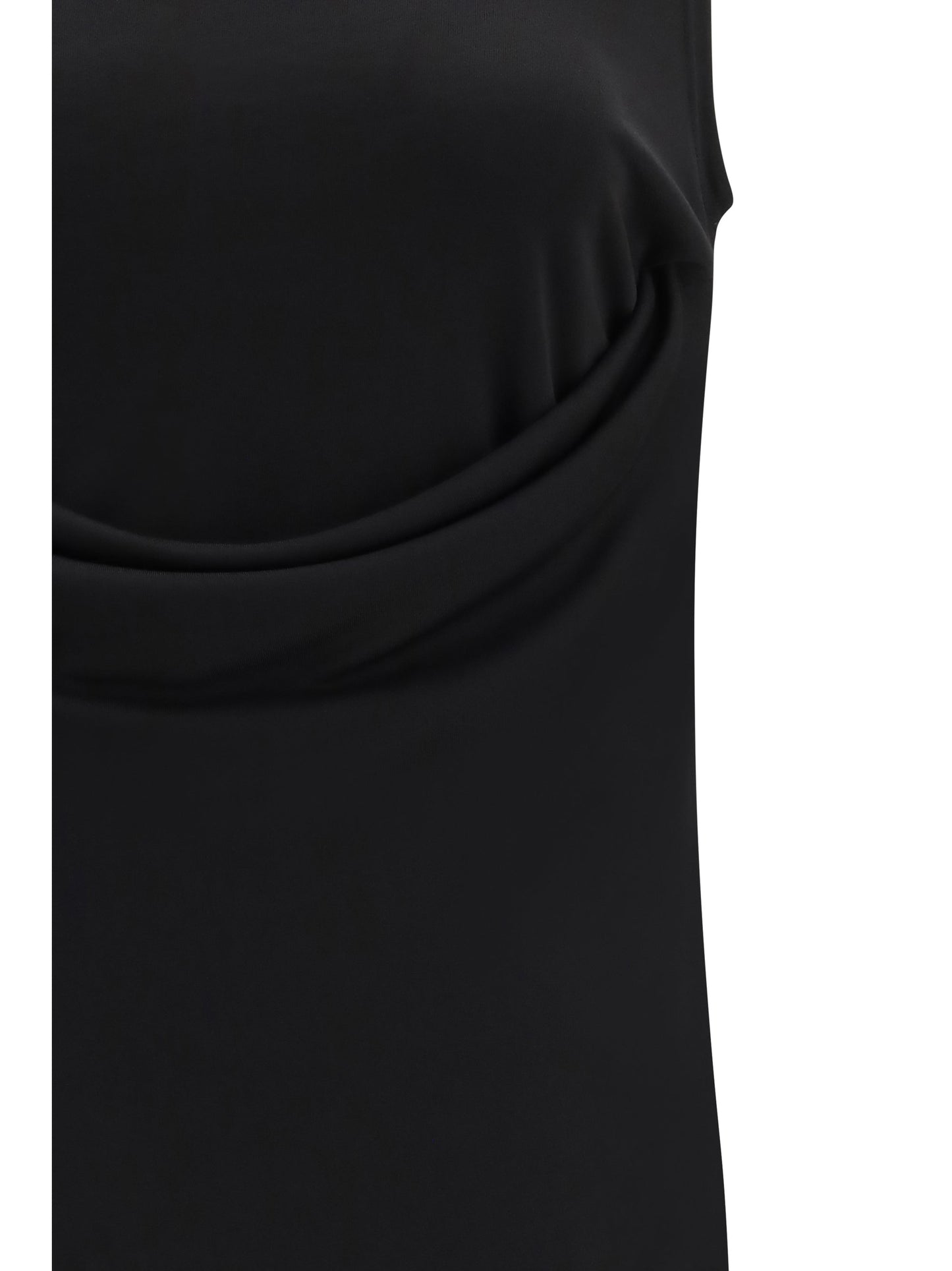 Ami Paris Women Sleeveless Top With Lavallière Neckline In Jersey