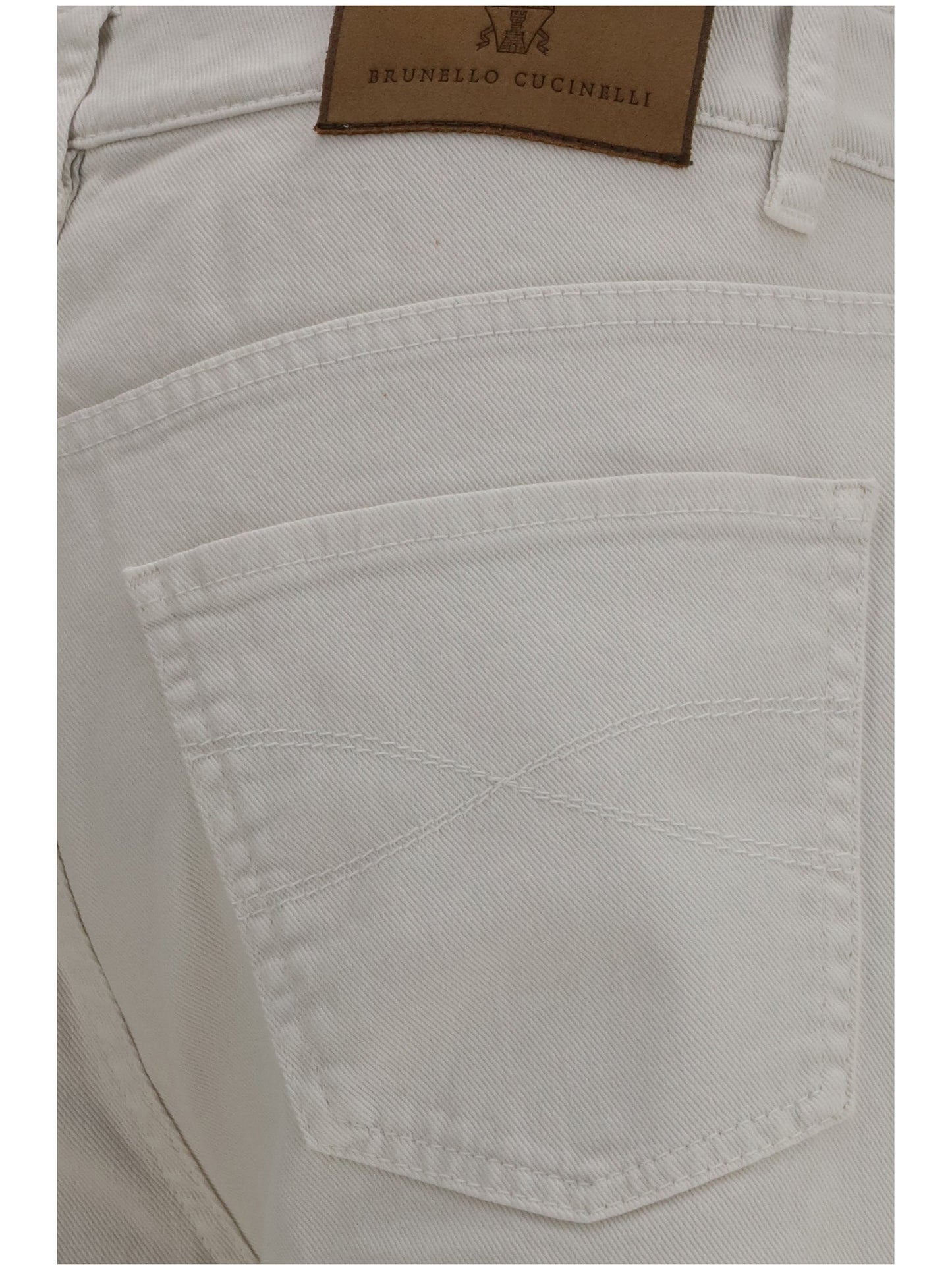 Brunello Cucinelli Men Jeans With Turn-Up Hem