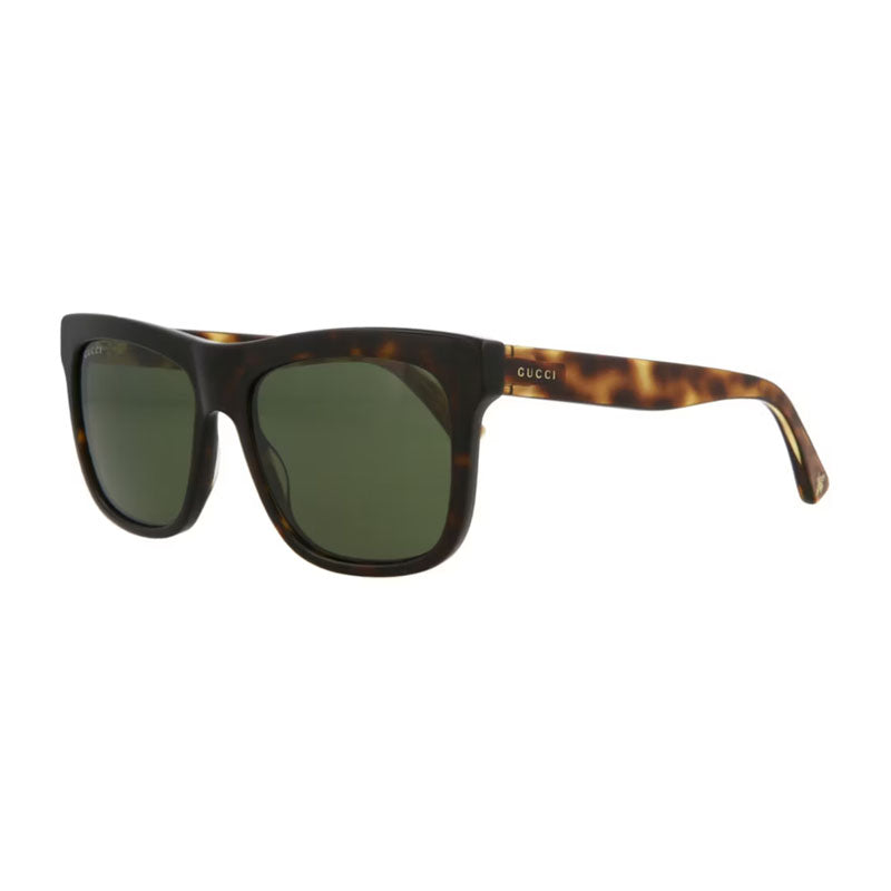 Gucci Sunglasses Square Full Rim, Black Frame And Grey Gradient Lens Gg0158Sn001