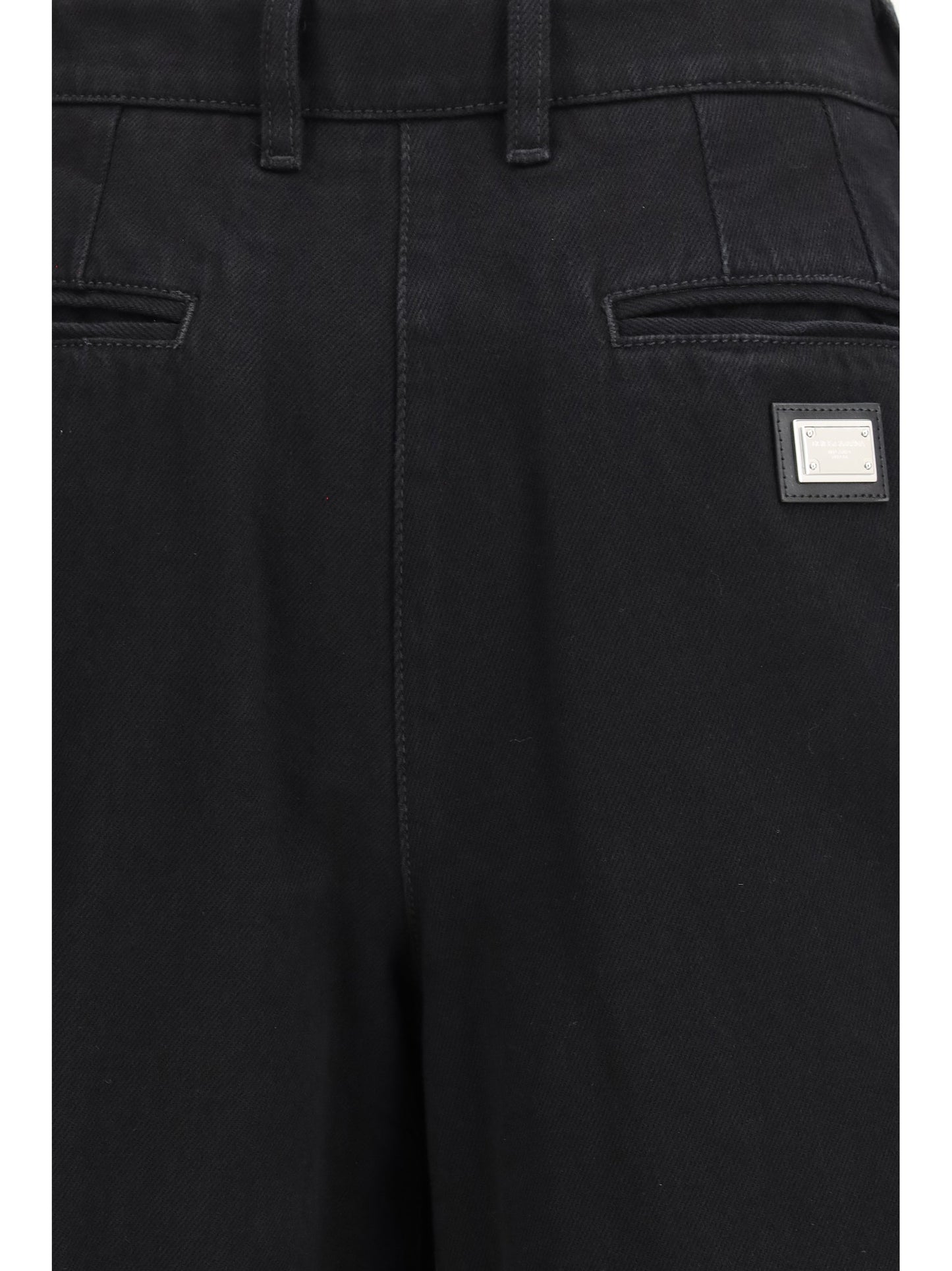 Dolce & Gabbana Women Wide-Leg Cotton Jeans