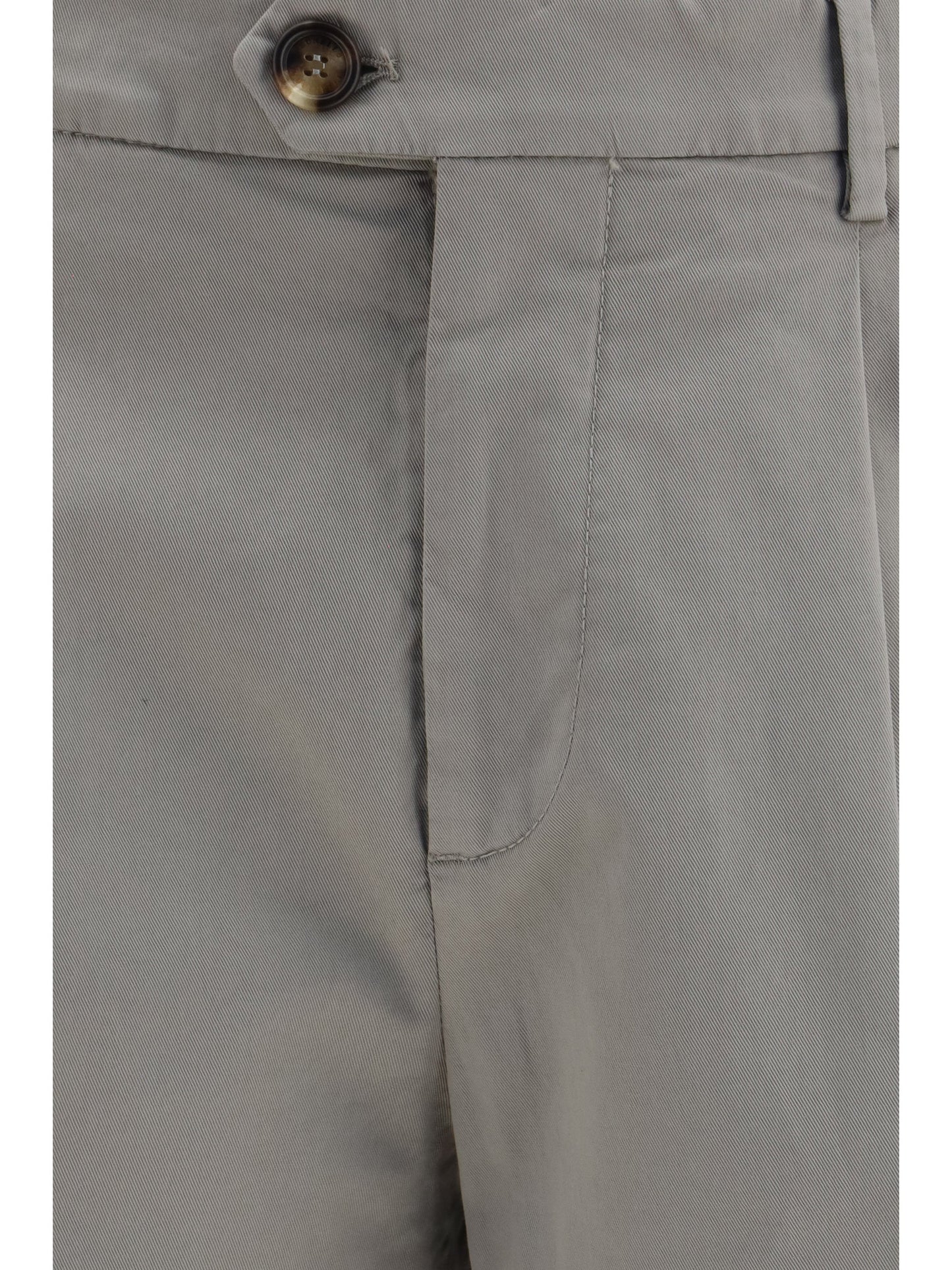 Brunello Cucinelli Men Cotton Blend Chino Pants