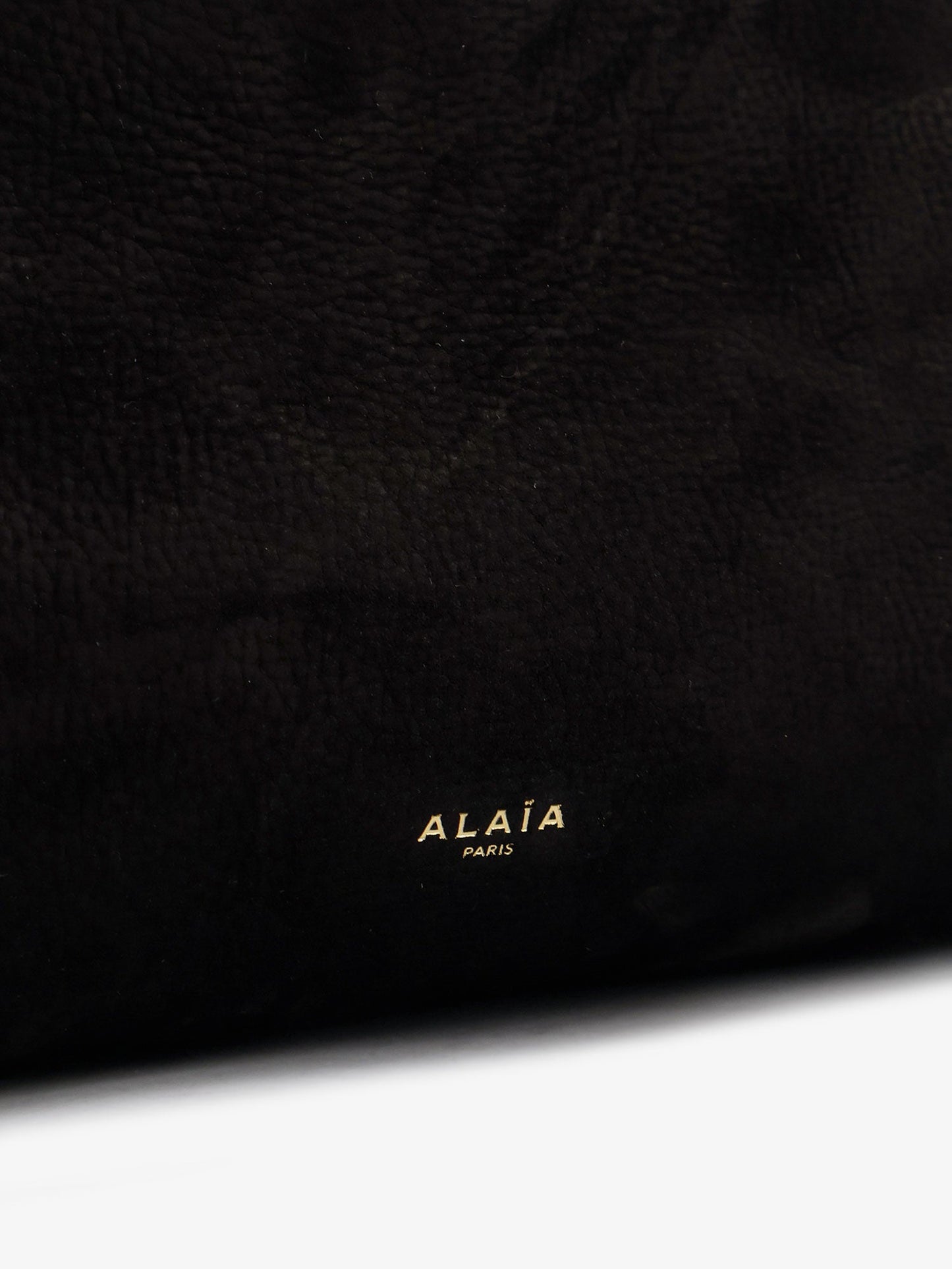 Alaia Women Le Click Pocket 35 Nabuk Shoulder Bag