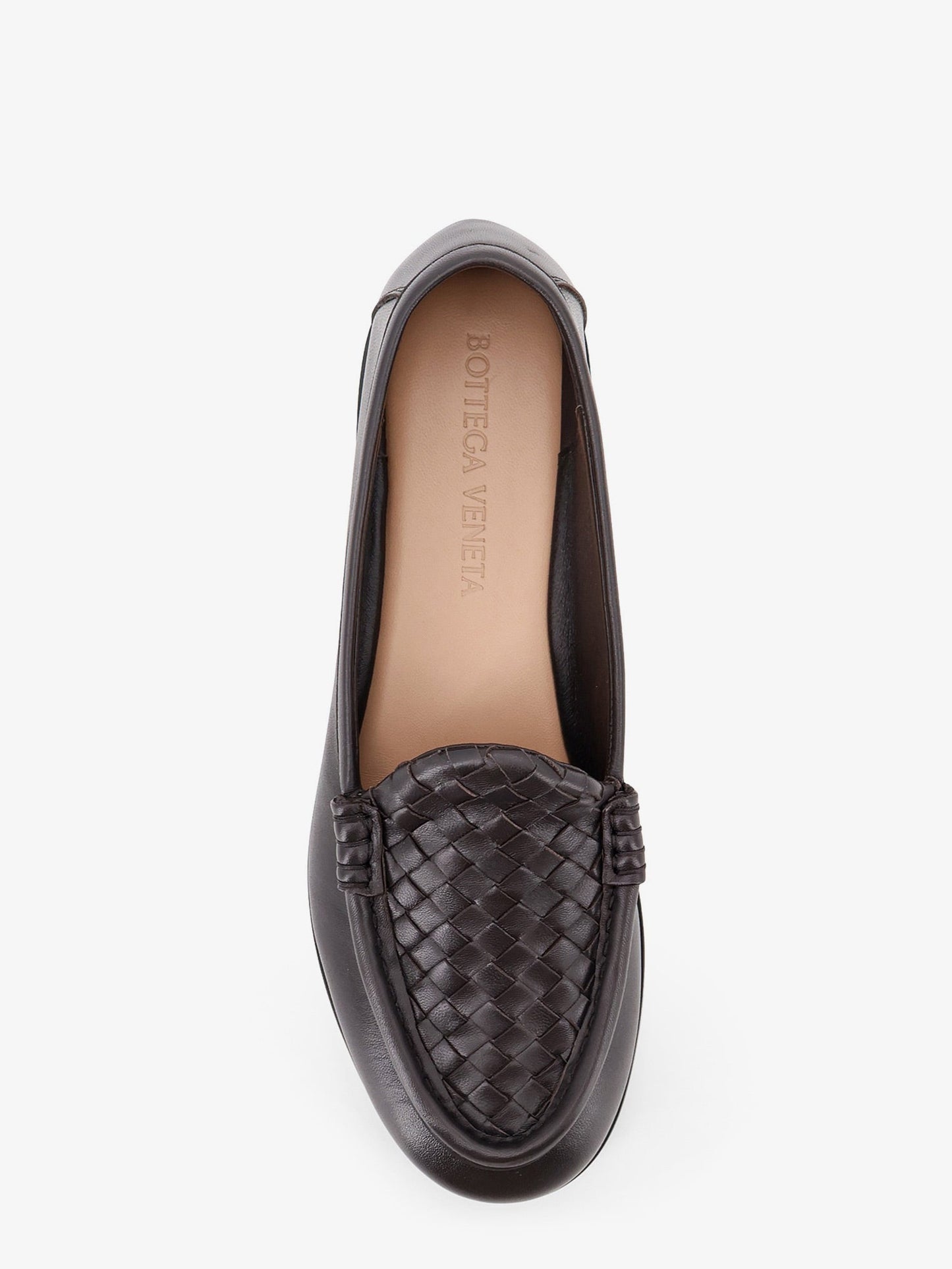 Bottega Veneta Women Silenzio Leather Loafers With Intrecciato Motif