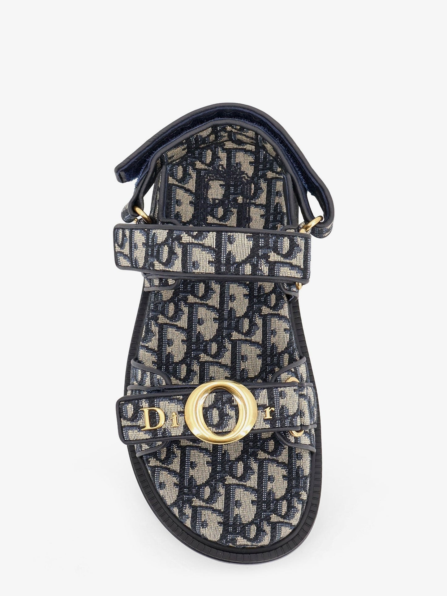 Dior Women Dior Oblique Jacquard Fabric Sandals