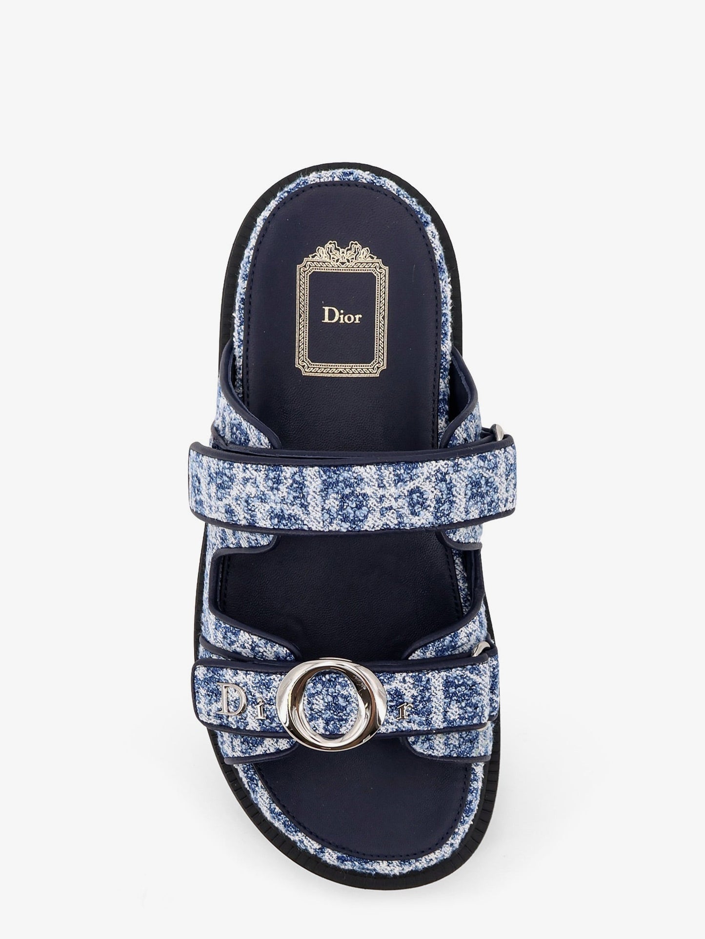 Dior Women Mydior Dioriviera Denim Sandals