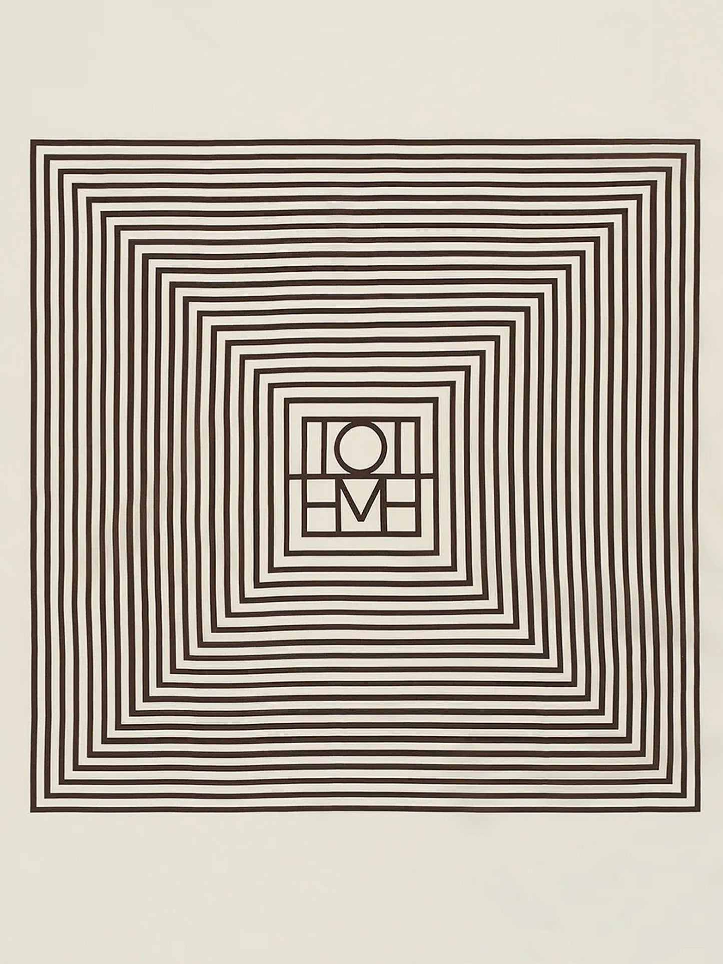 Toteme Women Centered Monogram Silk Foulard