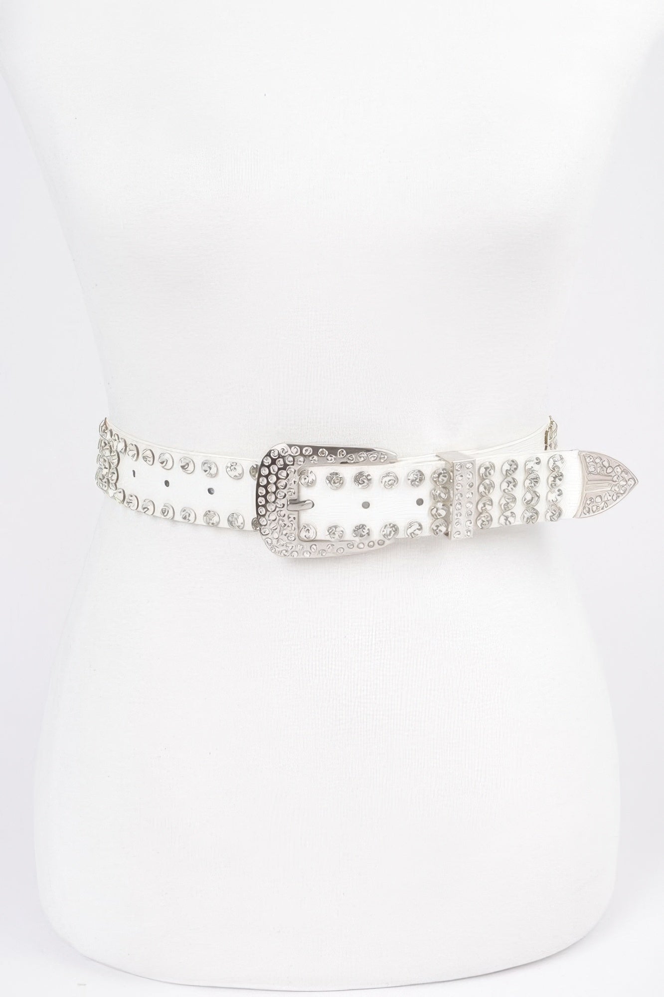 Sparkling Rhinestone Metal Belt