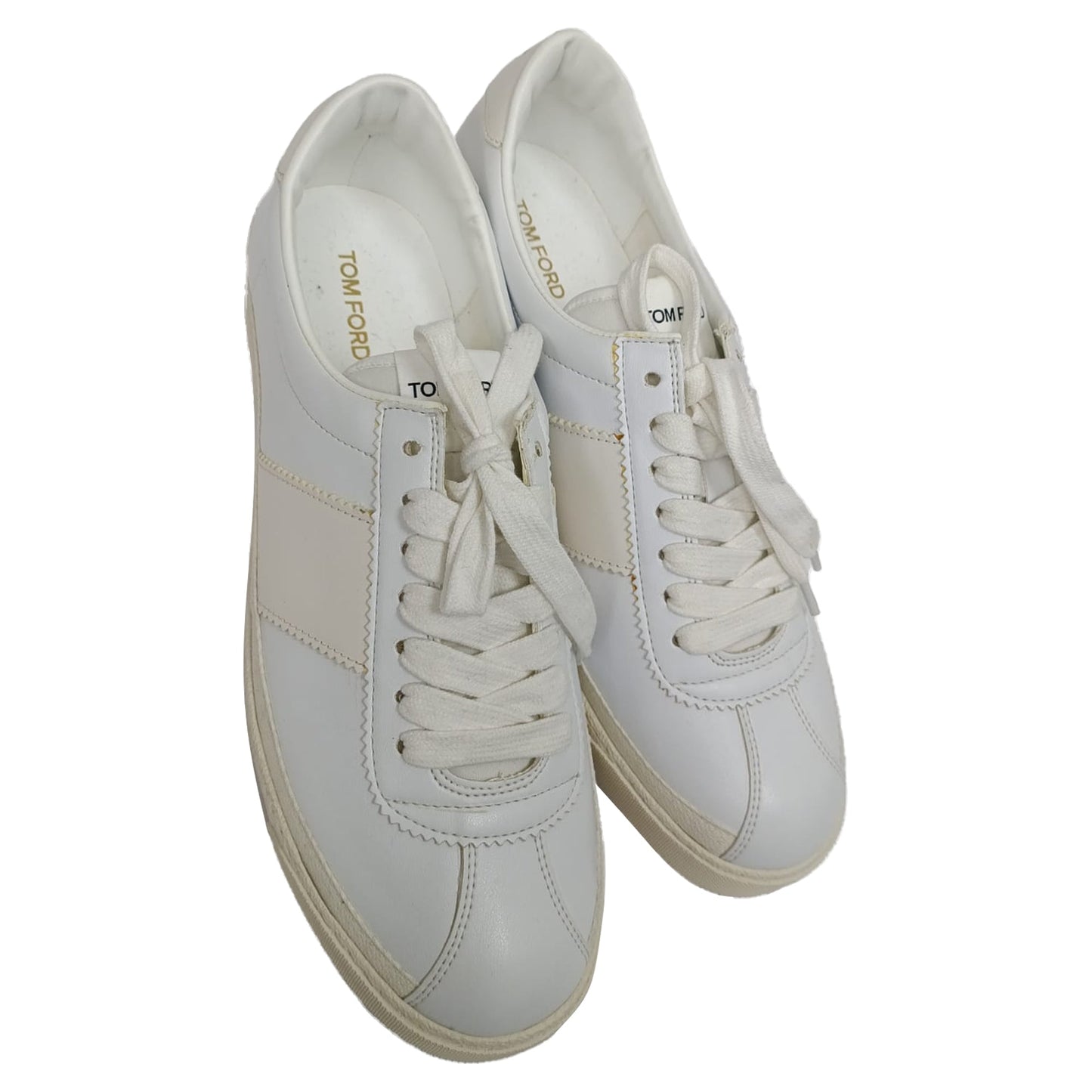 Tom Ford Bannister Sneakers in White Leather