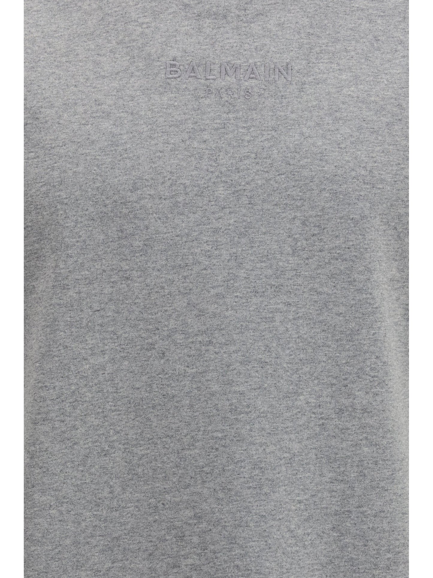 Balmain Men Embroidered Logo T-Shirt