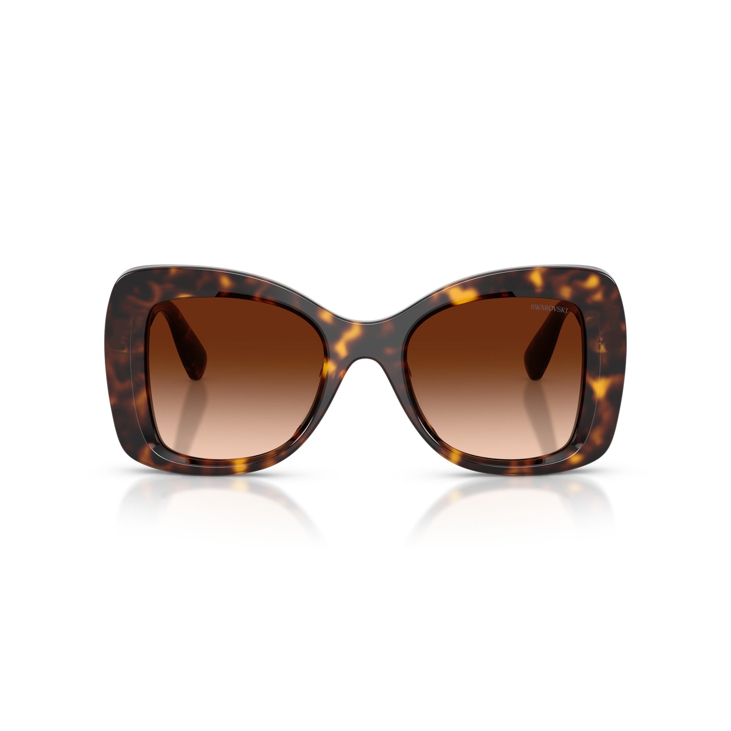 0Sk6062U Bold Oversized Square Sunglasses with Tortoiseshell Acetate Frame