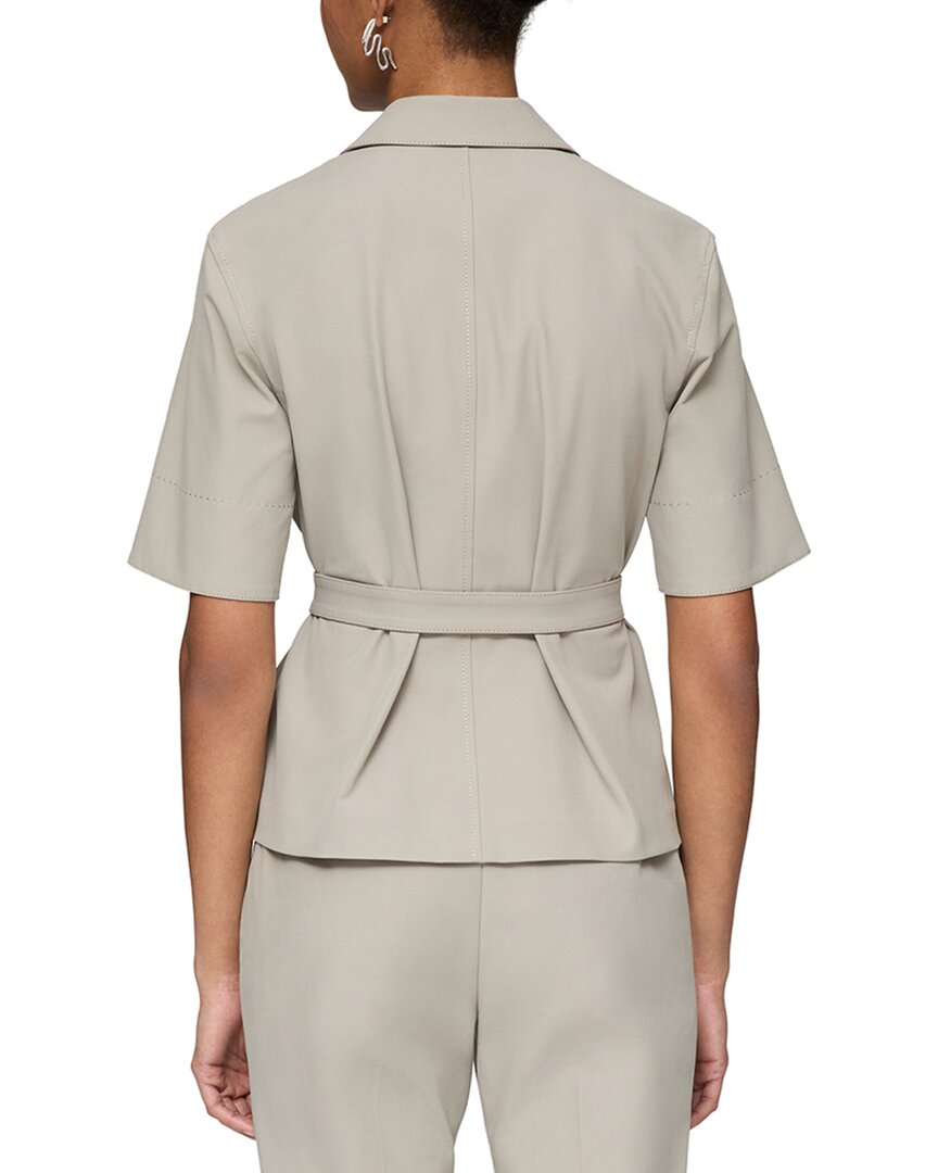 Lafayette 148 New York Plus Short Sleeve Jacket