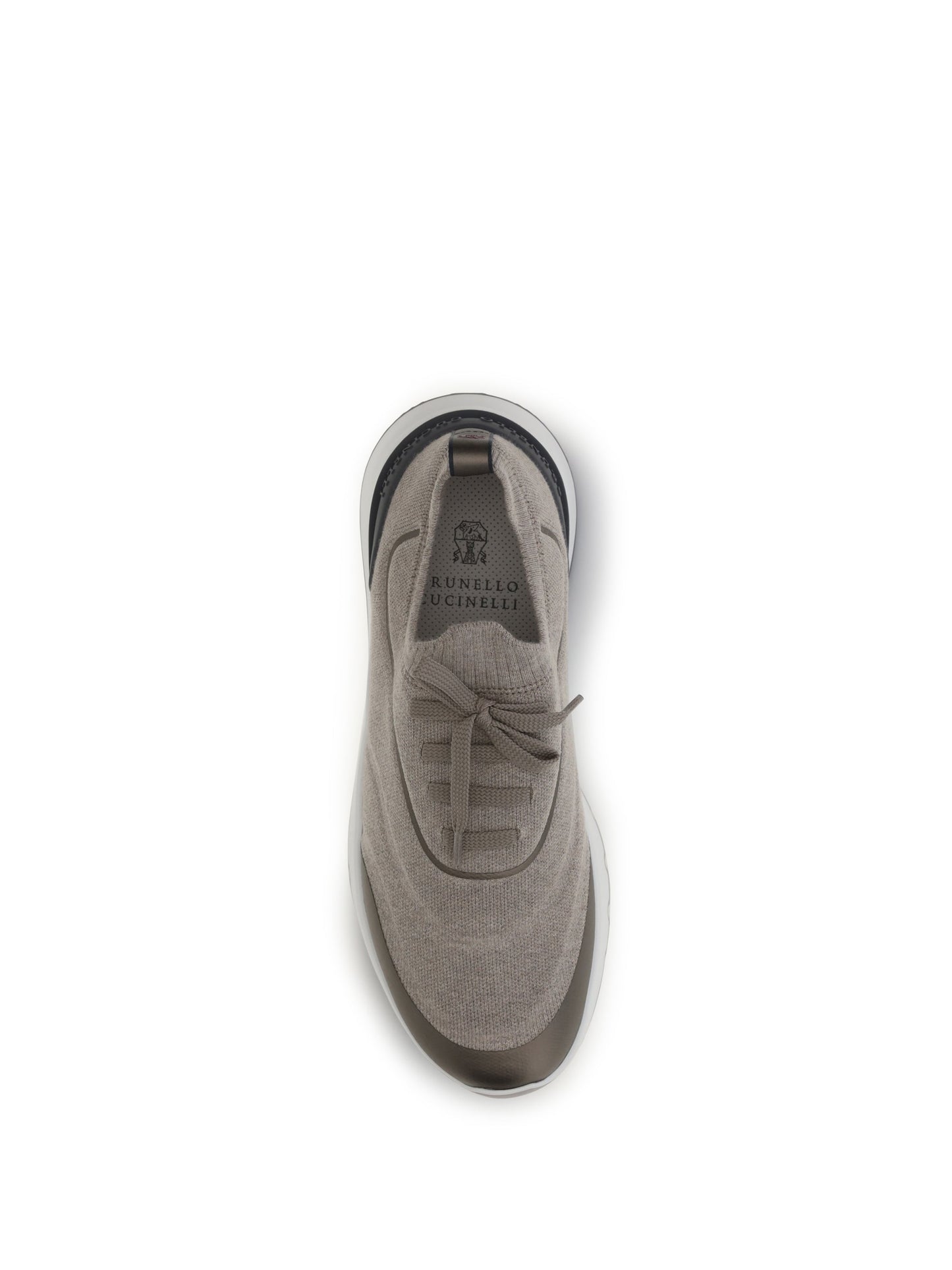 Brunello Cucinelli Men Techno Cotton Knit Sneakers Runners