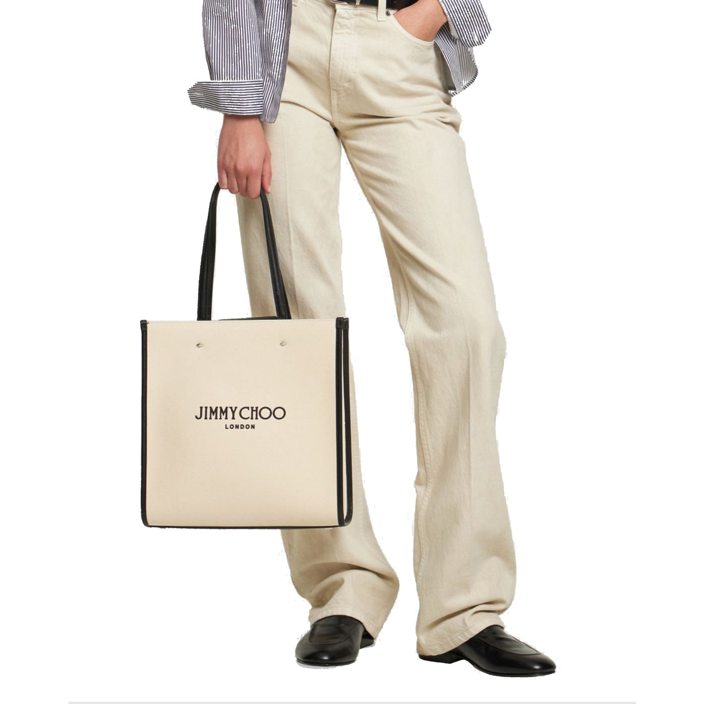 Jimmy Choo Medium Logo Tote Bag Women