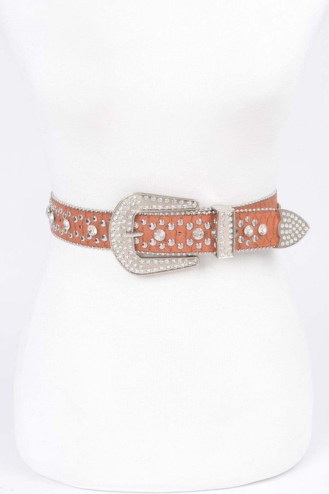 Studded Rhinestone Belt