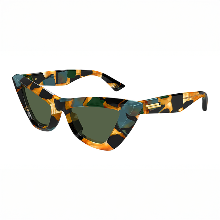 Angle Acetate Pointed Cat-Eye Sunglasses