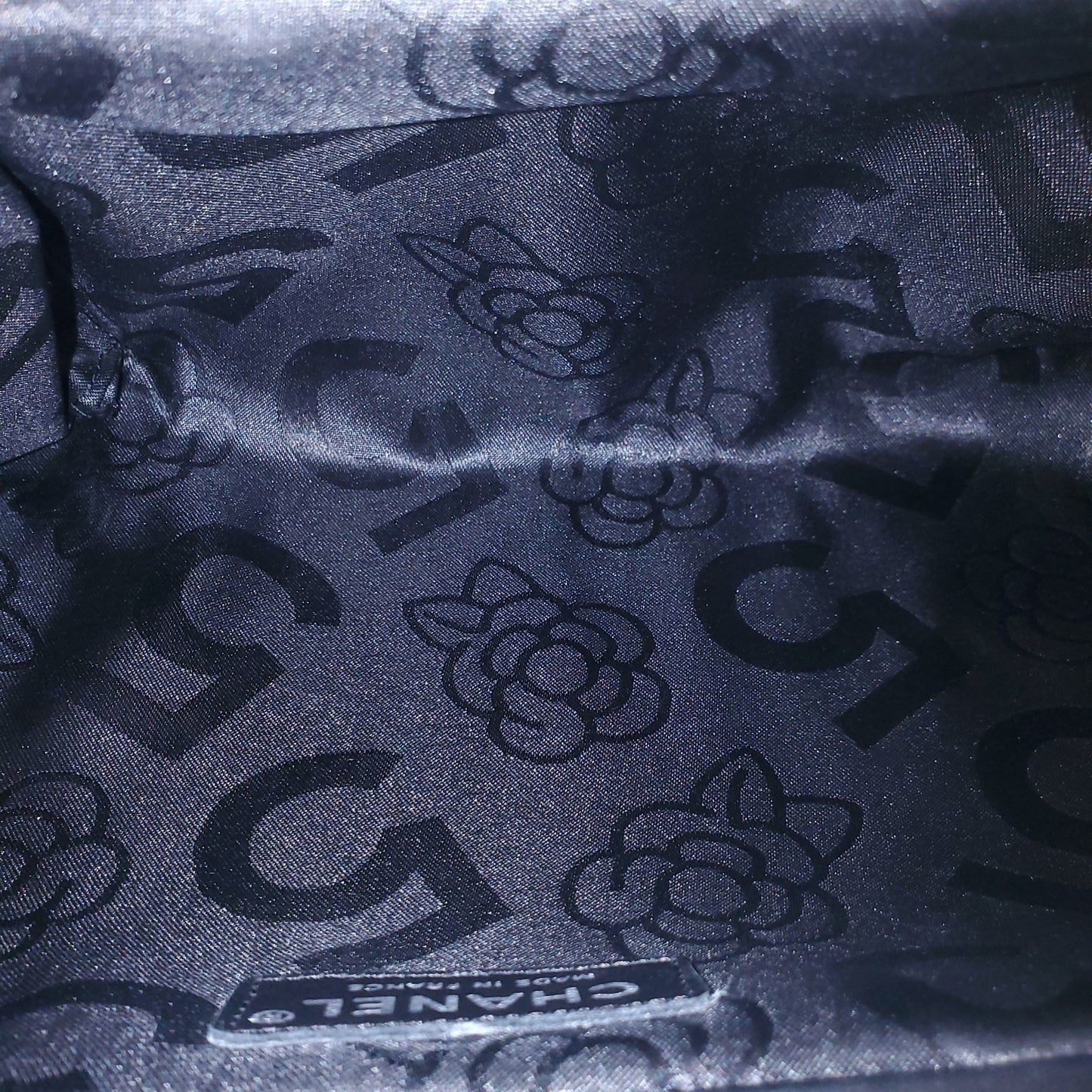 CHANEL BLACK MADEMOISELLE LIGNE CLUTCH