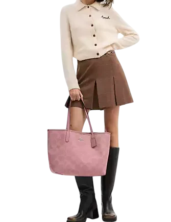 Coach City Tote Bag In Signature Canvas