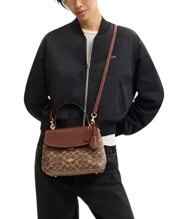 Coach Emory Top Handle Bag In Signature Chenille