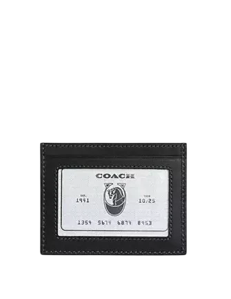 Coach Slim Id Card Case In Loved Signature Denim