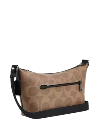 Coach Small Finn Crossbody Bag With Pouch In Maxi Signature Canvas