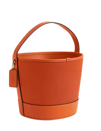 Coach Trick Or Treat Bucket With Halloween Pumpkin In Regenerative Cotton