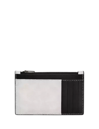 Coach Zip Card Case In Signature