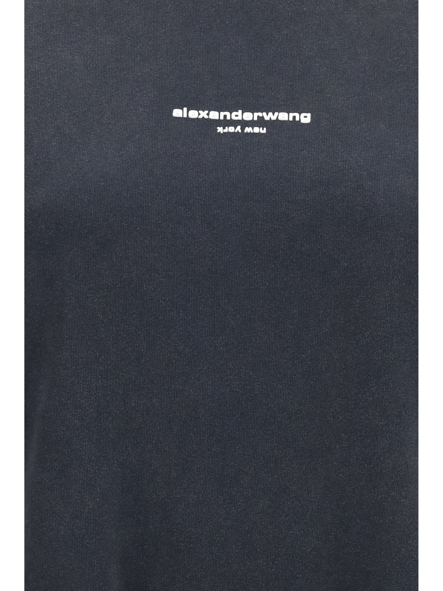 Alexander Wang Women Short-Sleeve T-Shirt With Central Logo Print