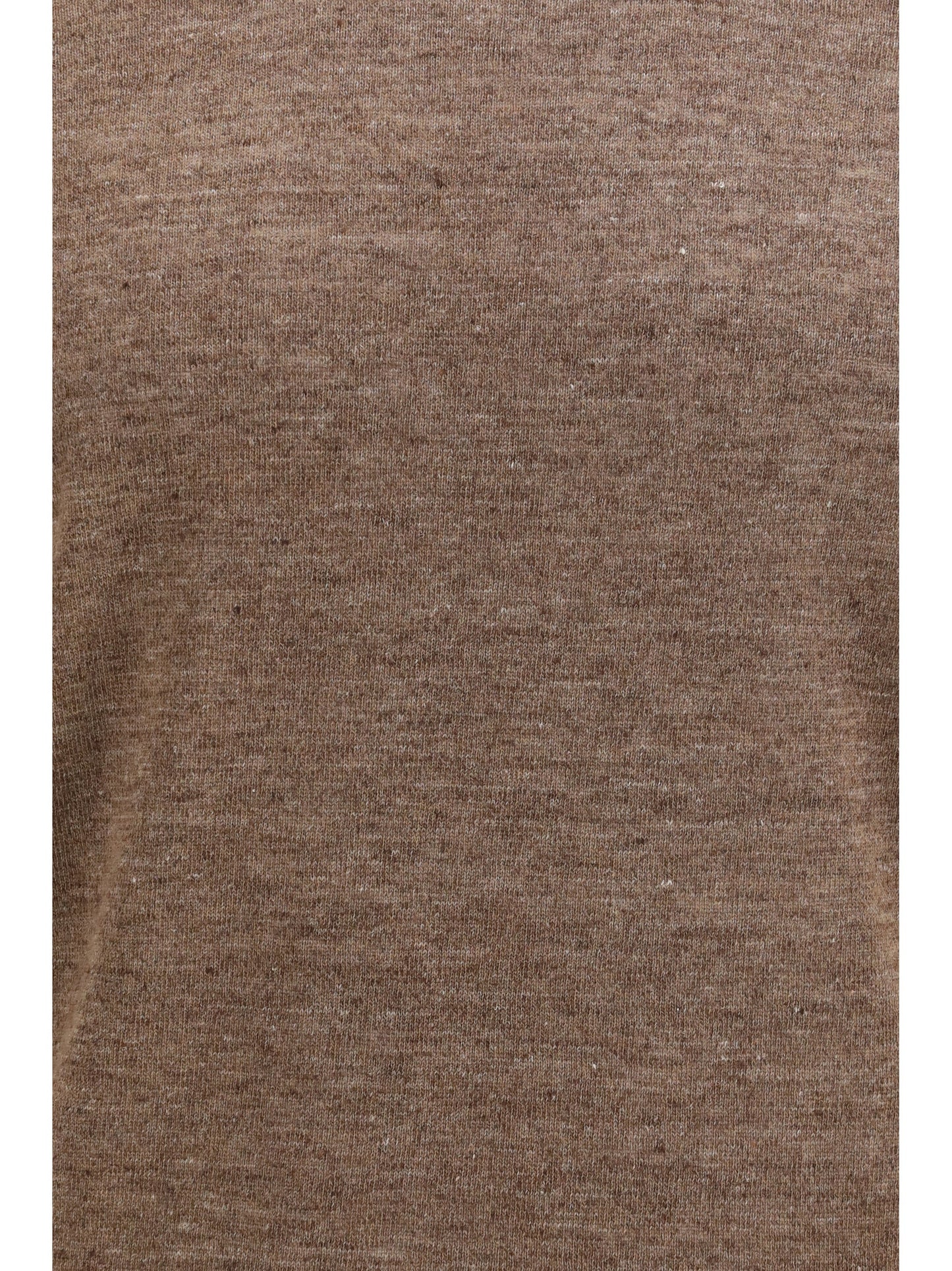 Brunello Cucinelli Men Linen And Cotton Crewneck T-Shirt