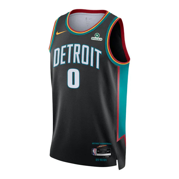 2025-26 DETROIT PISTONS CITY EDITION JALEN DUREN SWINGMAN JERSEY