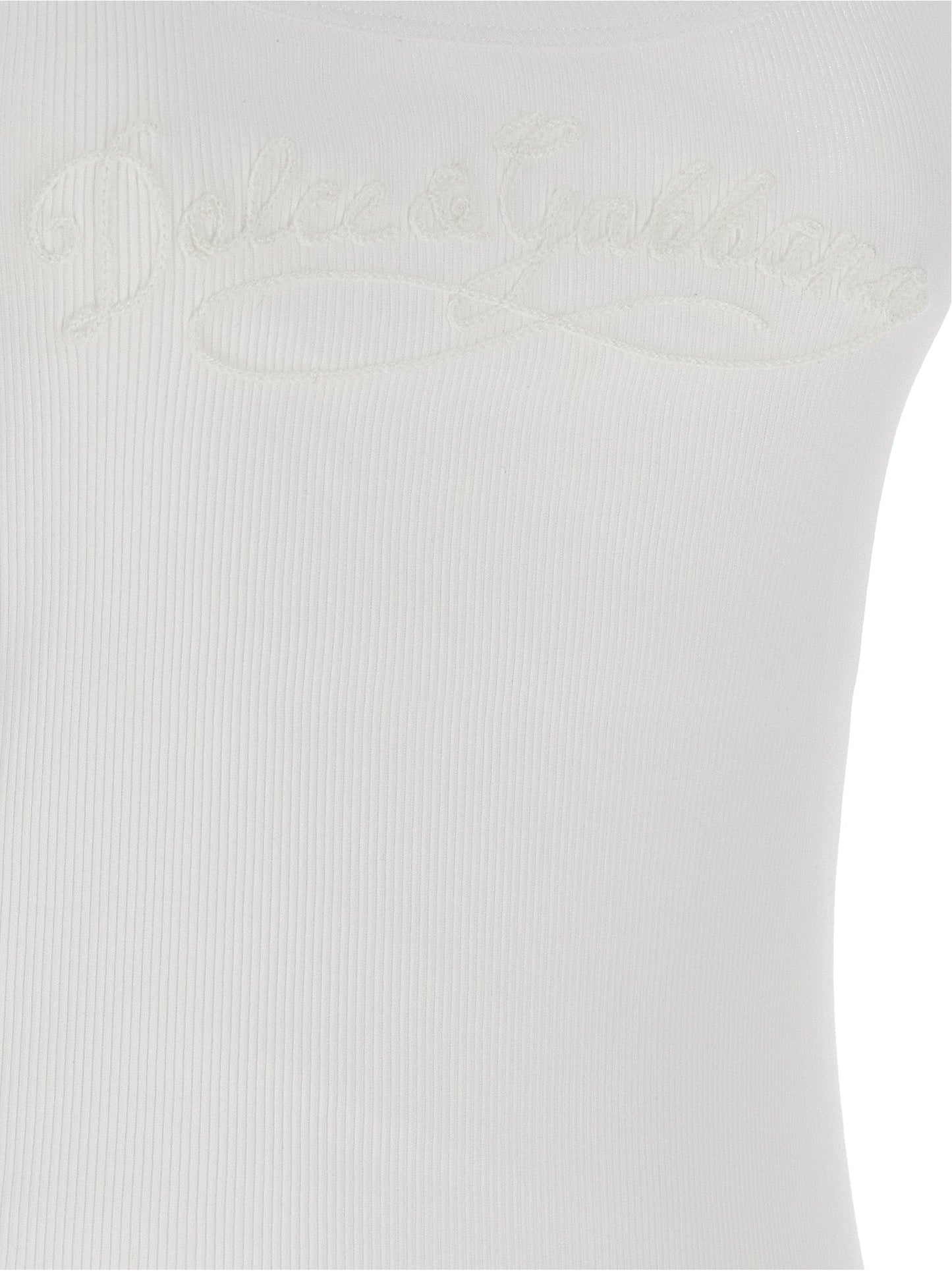 Dolce & Gabbana Women Logo Embroidery Tank Top