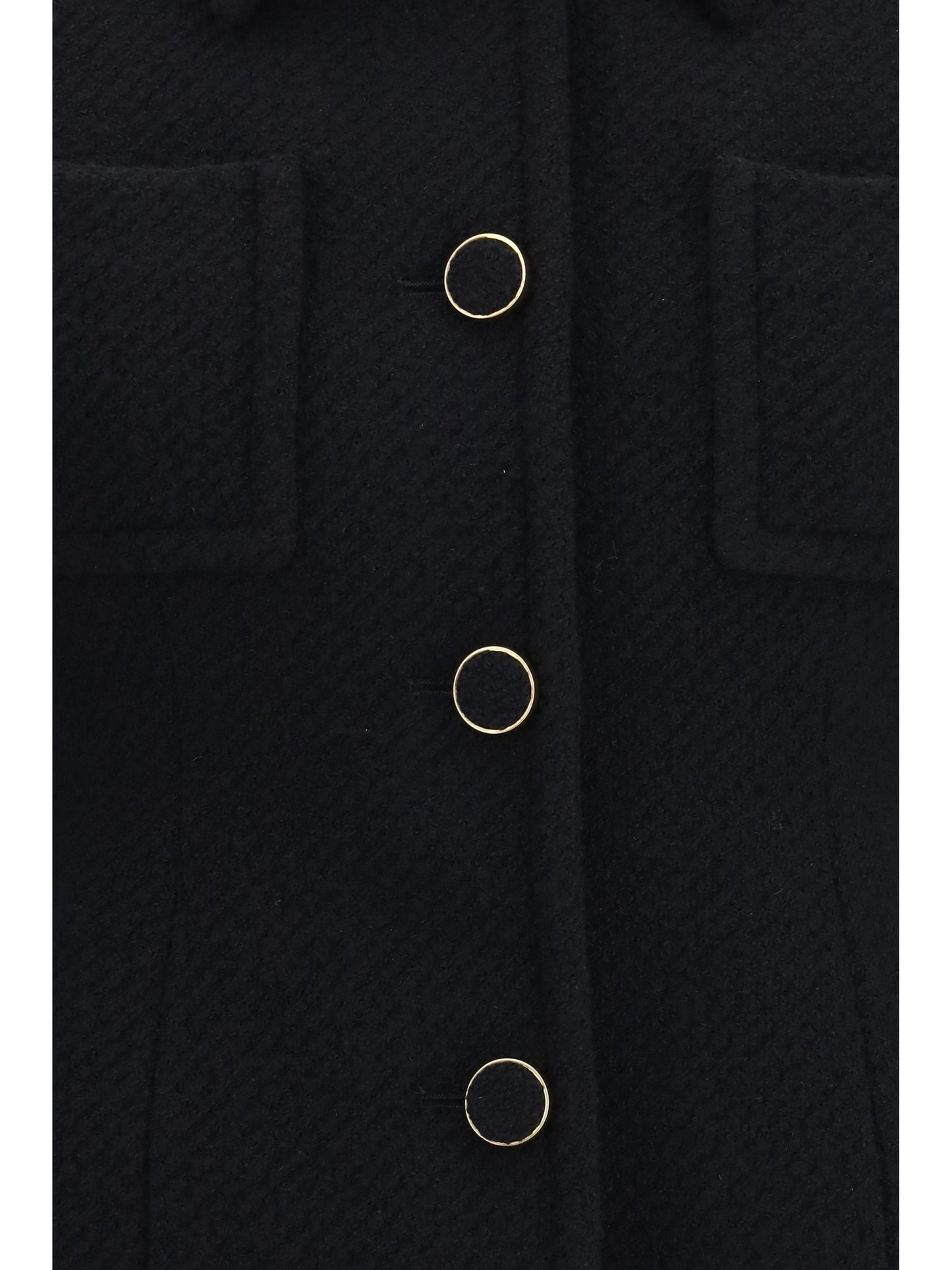 Chloé Women Cropped Single-Breasted Blazer With Fabric Buttons