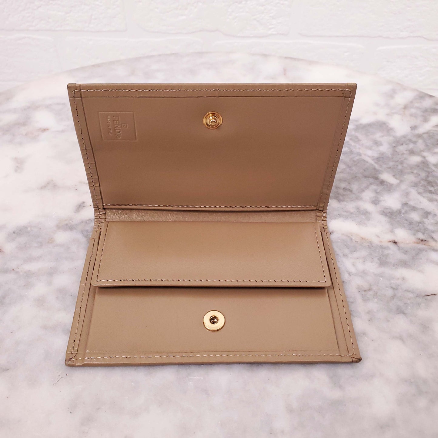 FENDI ORANGE COATED CANVAS 'ZUCCHINO MAMMA BAGUETTE' SHOULDER BAG