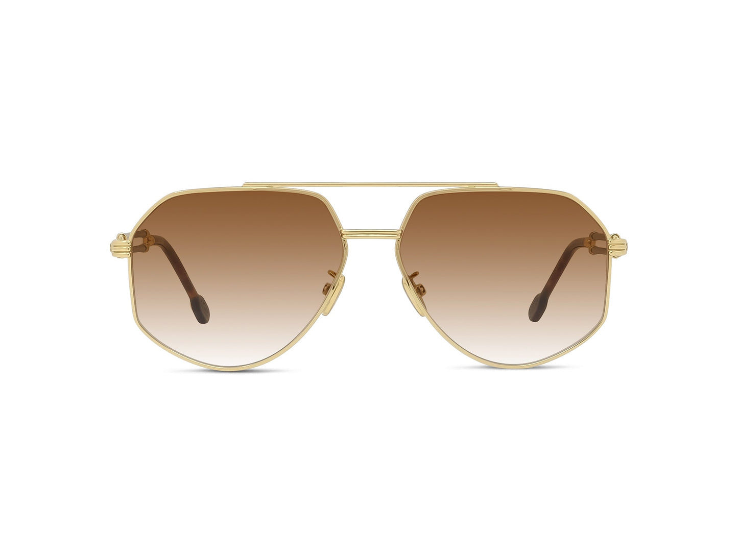 Pilot Shiny Gold Metal Sunglasses
