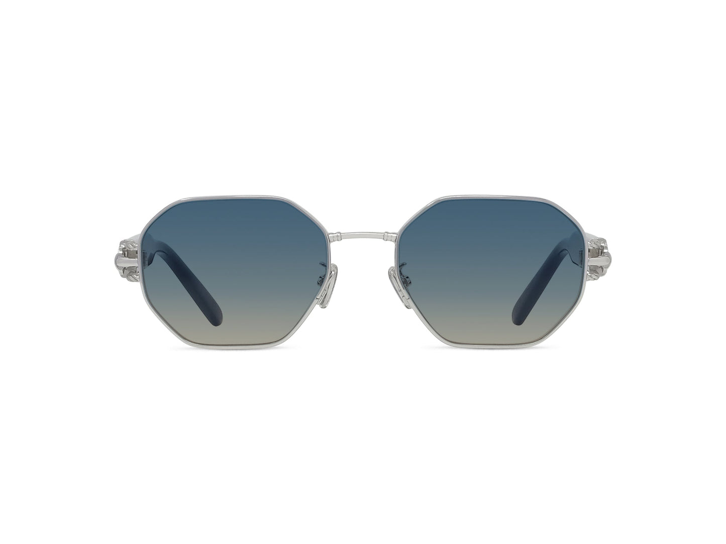 Gold Geometric Sunglasses