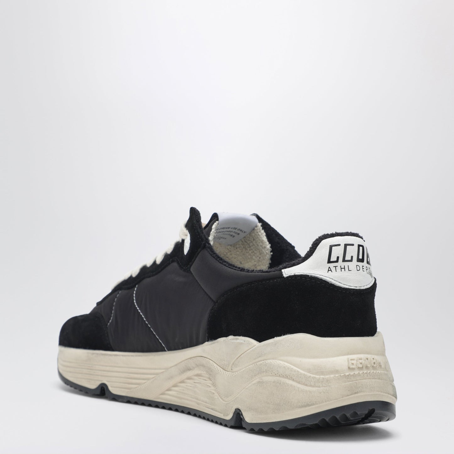 Golden Goose Running Sole Sneakers Black/White Men
