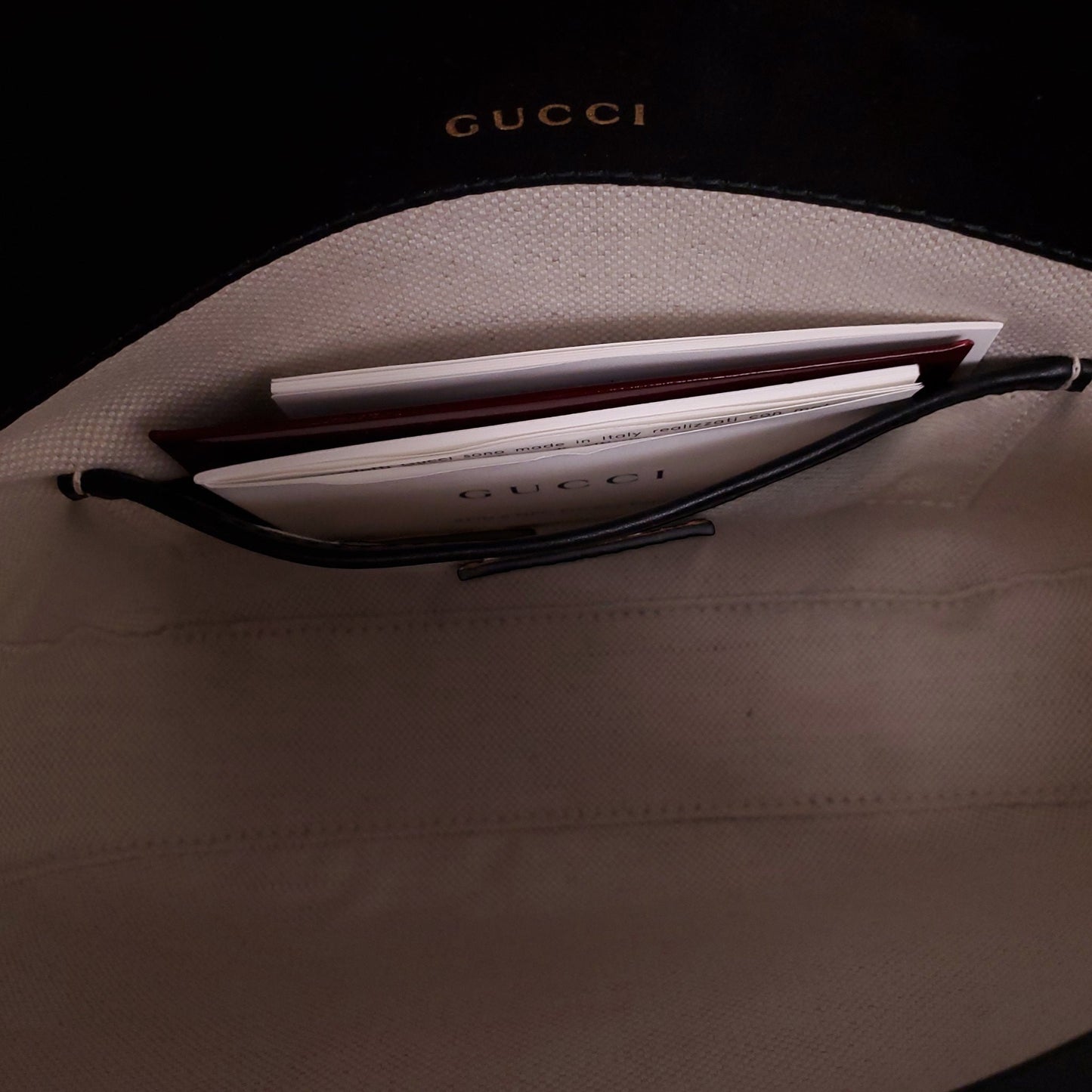 GUCCI BLACK LEATHER MEDIUM 1955 HORSEBIT CROSSBODY BAG