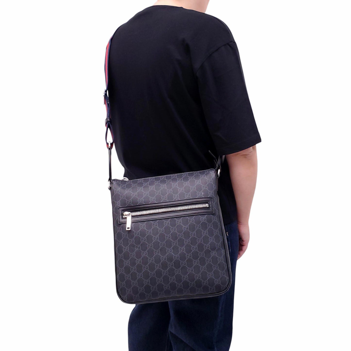 GUCCI BLACK SMALL MESSENGER BAG