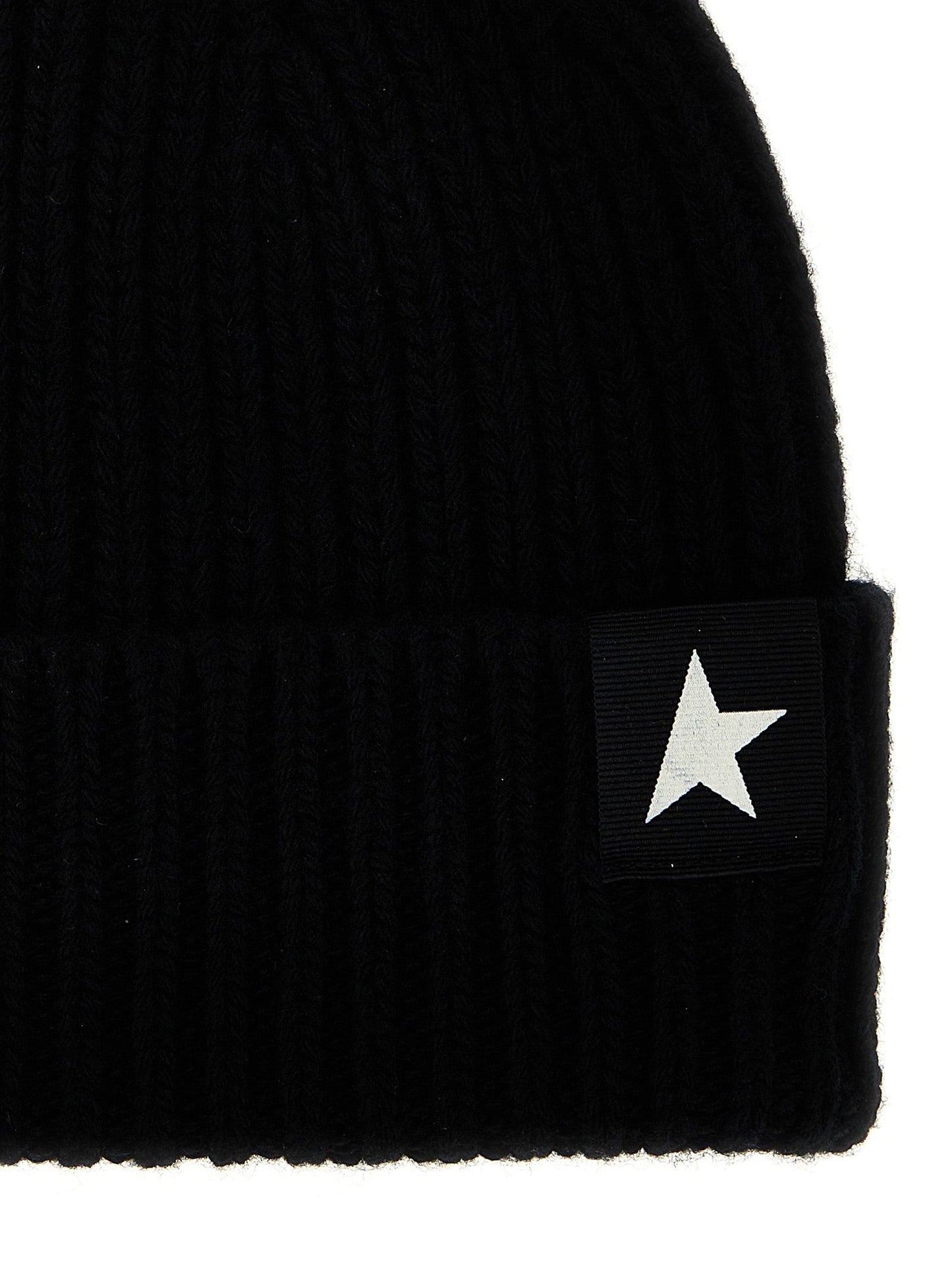 Golden Goose Men Logo Label Beanie