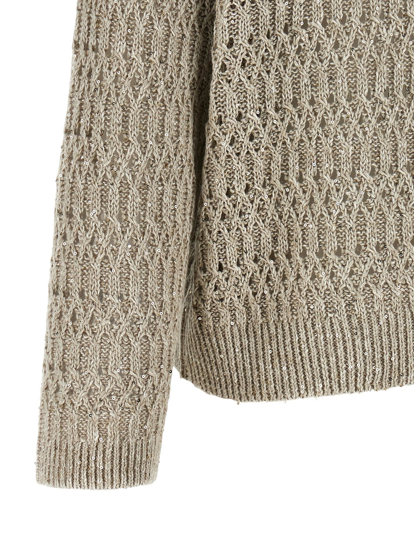 Brunello Cucinelli Women 'Dazzling Braids' Sweater