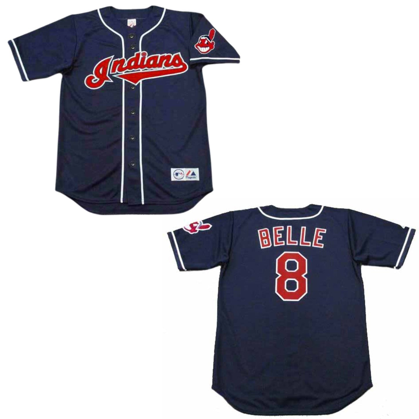 Albert Belle Cleveland Indians 8 Jersey